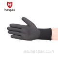 Hespax Sitio de construcción Gloves Safety Látex recubierto EN388